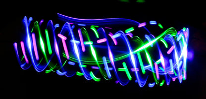 6 Led Spinning Orbit: Pure Bliss Multicolor Pattern - Flow Rave Toy