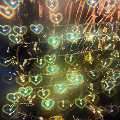 3PCS Diffraction Glasses, 3D Prism Rainbow Heart Star Effect Light Refraction Rave Glasses for Bar Concert EDM Party