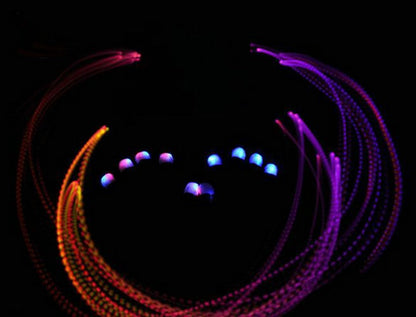 7 Colors Light Show LED Gloves Rave Light Finger Lighting Flashing Glow Mittens